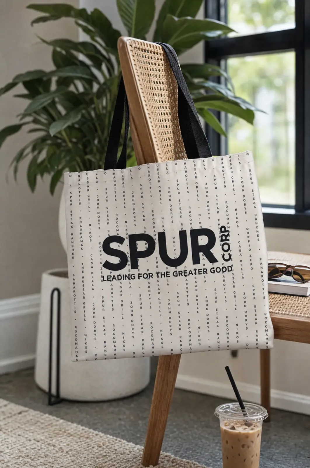 Spur Corp branded tote bag by JIMBU