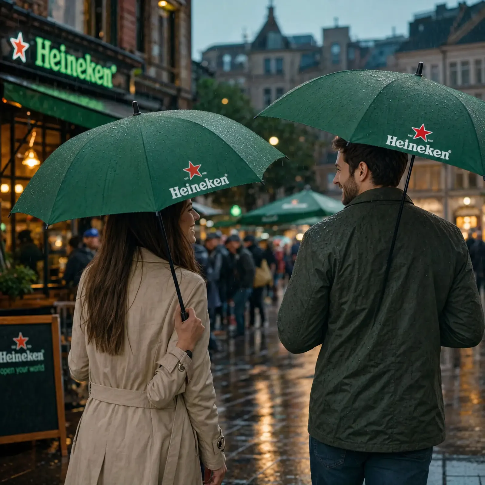 Branded umbrellas
