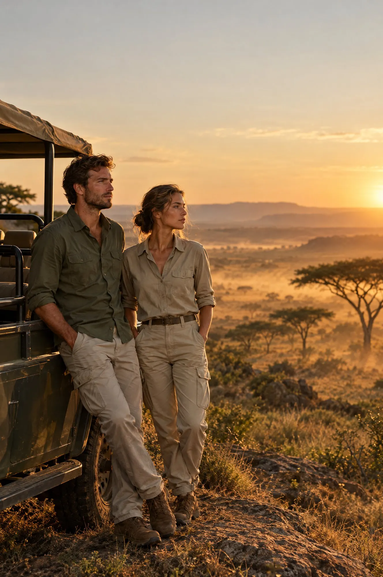 JIMBU Bush Wear range at golden hour